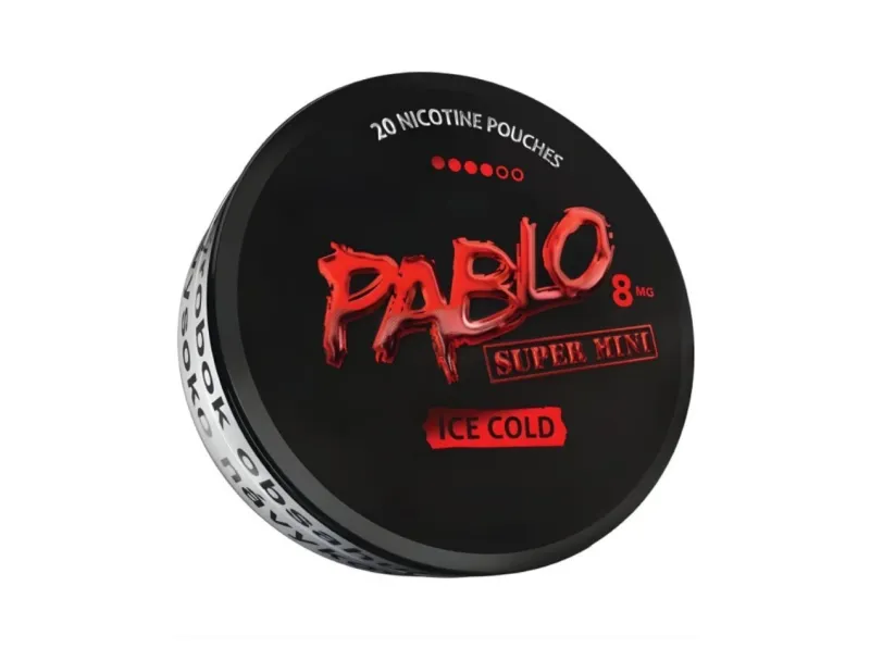 Nikotínové vrecúška PABLO SUPER MINI ICE COLD 20vrec. 8mg