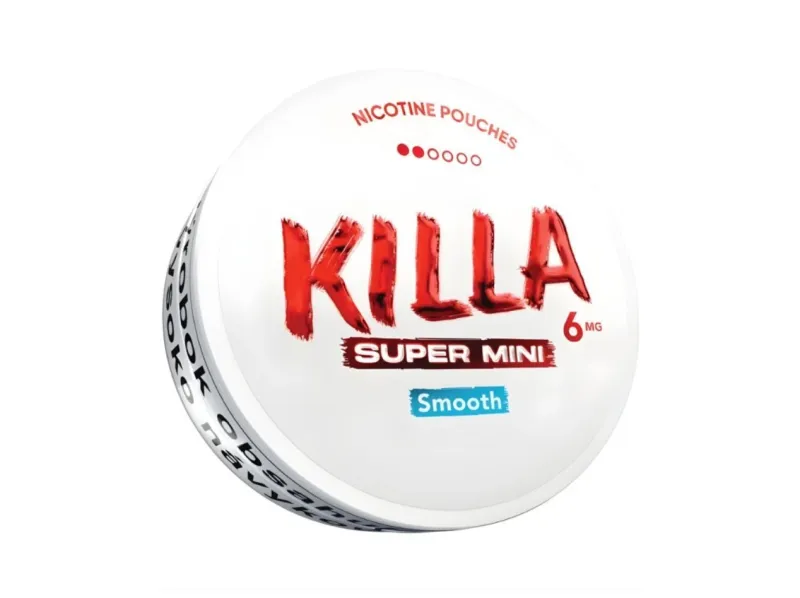 Nikotínové vrecúška KILLA SUPER MINI SMOOTH 20vrec. 6mg