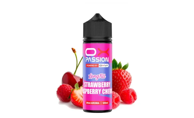 Ox Passion Strawberry Raspberry Cherry Longfill 24ml - Oxva