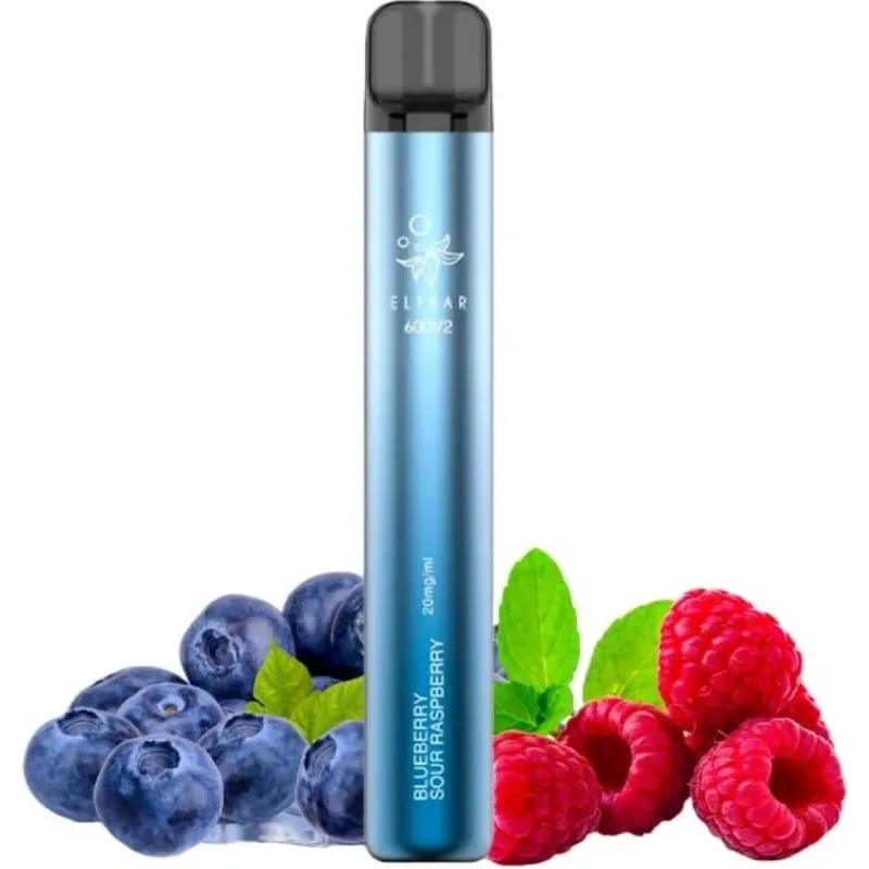 Elf Bar 600 V2 Blueberry Sour Raspberry 20 mg 600 poťahov