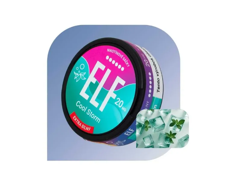 ELF - Cool Storm (30mg/g) - nikotínové vrecúška