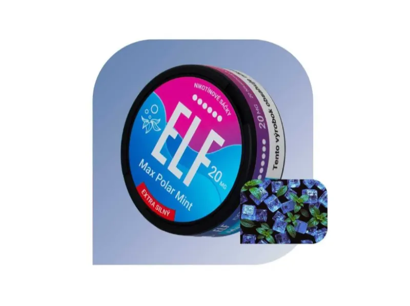 ELF - Max Polar Mint (30mg/g) - nikotínové vrecúška