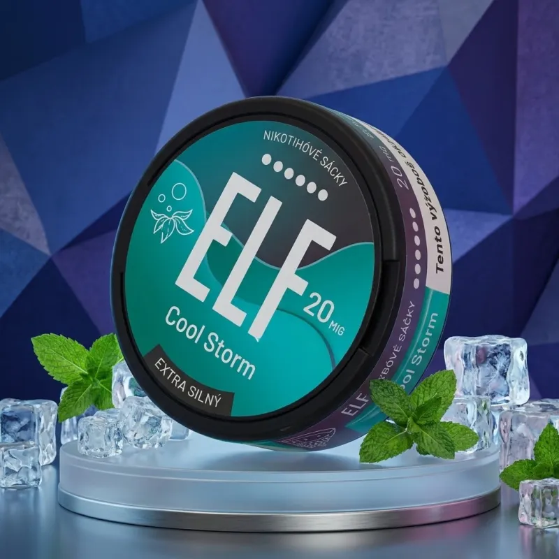 ELF - Cool Storm (20mg/g) - nikotínové vrecúška
