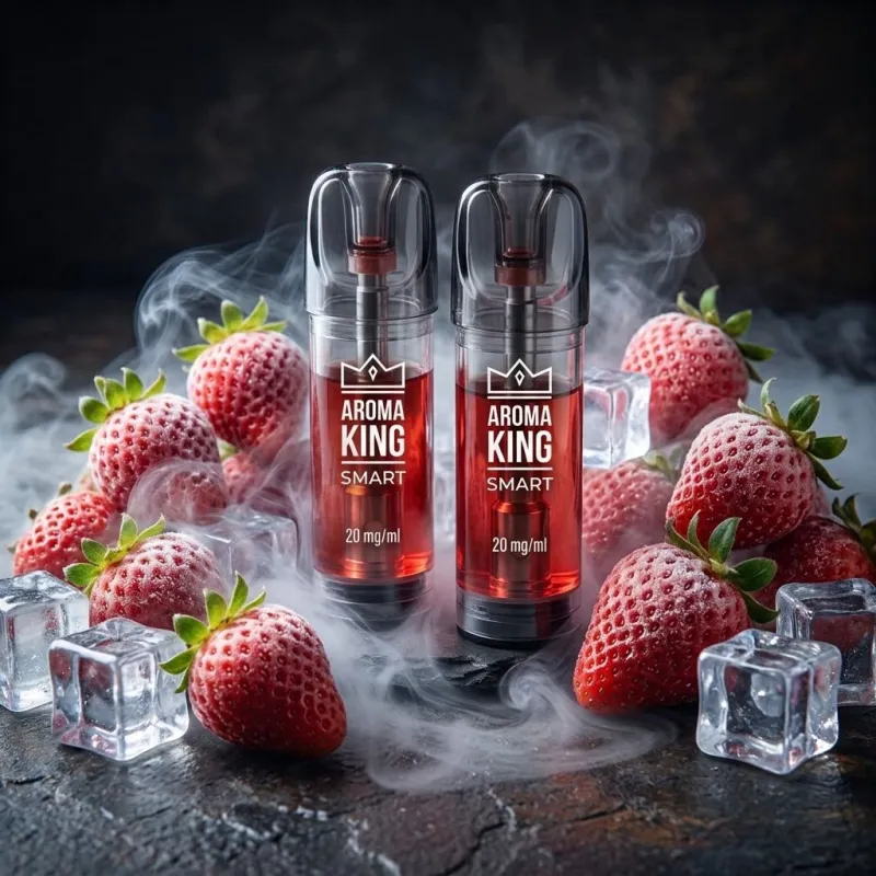 Aroma King Smart predplnená cartridge - Jahoda ice