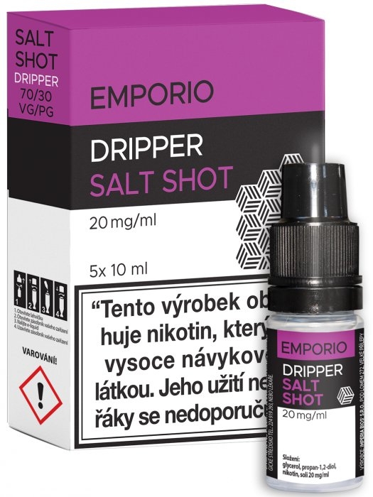 BOOSTER EMPORIO SALT SHOT DRIPPER 10ML 20MG - 1ks
