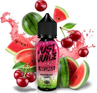 Príchuť Just Juice S&V: Watermelon & Cherry (Vodný melón & čerešňa) 20ml
