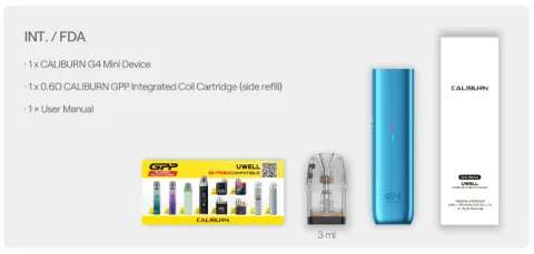 Uwell Caliburn G4 Mini Pod Kit