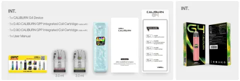 Uwell Caliburn G4 Pod Kit - Rôzne farby