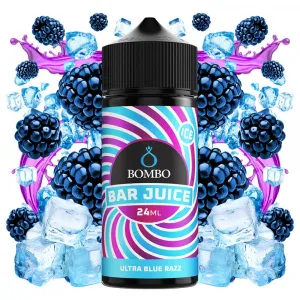 BOMBO BAR JUICE ULTRA BLUE RAZZ 24ML/120ML