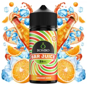 BOMBO BAR JUICE ORANGE SODA 24ML/120ML