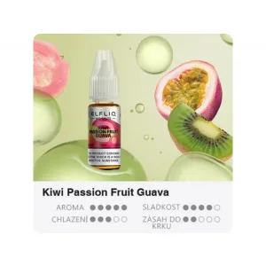 Náplň ElfLiq Kiwi Passion Fruit Guava 10 mg