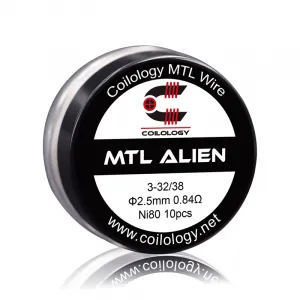 Predmotané špirálky Coilology MTL Series - MTL Alien Ni80 (0,84ohm) (10ks)