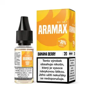 Náplň Aramax Salt Banana Berry (Banán a bobule) 10ml-10mg/20mg