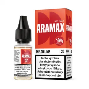Náplň Aramax Salt Melón Lime (melón s limetkou) 10ml - 10mg/20mg