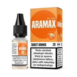 Náplň Aramax Salt Sweet Orange (Sladký pomaranč) 10ml - 10mg/20mg