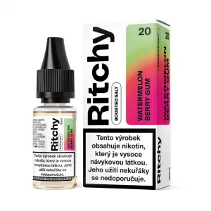Náplň Ritchy Salt Watermelon Berry Gum (melónová žuvačka s lesnými plodmi) 10ml - 10mg/20mg