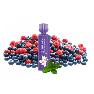 Jednorázová cigareta PURA Foggy Frog - BLUEBERRY SOUR RASPBERRY