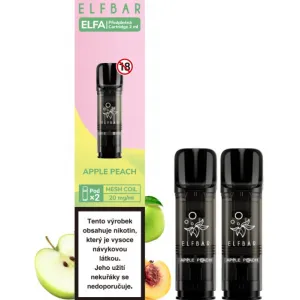 ELF BAR ELFA PODS CARTRIDGE 2PACK APPLE PEACH 20MG