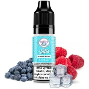Náplň Liquid Dinner Lady Nic SALT Blueberry Mentol 10ml - 20mg