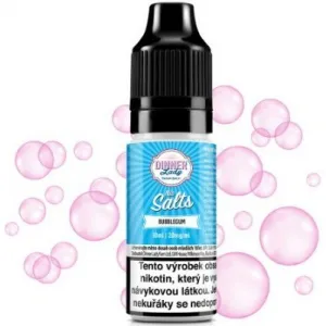 Náplň Liquid Dinner Lady Nic SALT Bubblegum 10ml - 20mg 