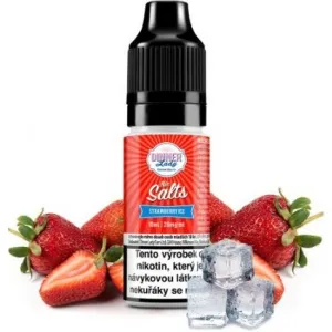 Náplň Liquid Dinner Lady Nic SALT Strawberry Ice 10ml - 20mg 