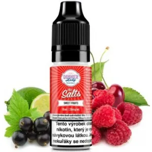 Náplň Liquid Dinner Lady Nic SALT Sweet Fruits Ice 10ml - 20mg