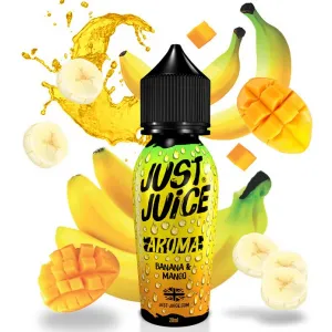 Príchuť Just Juice S&V: Banana & Mango (Banán & mango) 