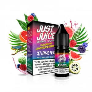 Náplň E-liquid Just Juice Salt 10ml 11mg/20mg: Cherimoya Grapefruit & Berries (Cherimoya, grapefruit a bobule)