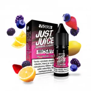 Náplň E-liquid Just Juice Salt 10ml 11mg/20mg: Fusion Berry Burst & Lemonade (Lesné ovocie s citrónom)