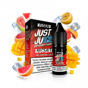Náplň E-liquid Just Juice Salt 10ml 11mg/20mg: Fusion Mango & Blood Orange On Ice (Ľadové mango & červený pomaranč)
