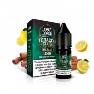 Náplň E-liquid Just Juice Salt 10ml 11mg/20mg: Tobacco Lemon (Tabak s citrónom)