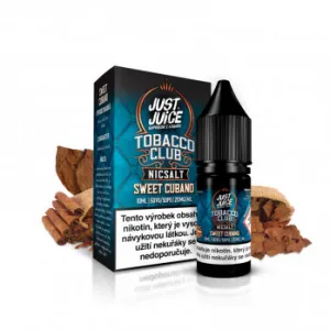 Náplň E-liquid Just Juice Salt 10ml / 20mg: Tobacco Sweet Cubano (Kubánský doutníkový tabak)