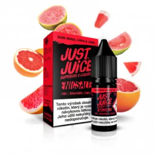 Náplň E-liquid Just Juice Salt 10ml 11mg/20mg: Blood Orange, Citrus & Guava (Červený pomaranč, citrón a guava)