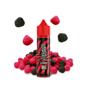 Príchuť Brutal S&V: Red & Black (Malinové želé cukríky s čiernymi ríbezľami) 