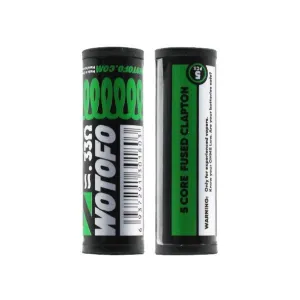 Pred motané špirálky WOTOFO Ni80 5 Core Fused Clapton 5*30+40G / 0.33Ω (5ks)