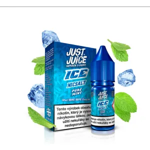 Náplň E-liquid Just Juice Salt 10ml / 11mg-20mg: ICE Pure Mint (Máta & mentol)