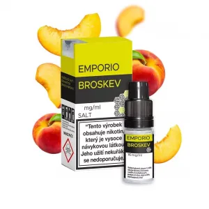10 ml Broskev Emporio SALT e-liquid