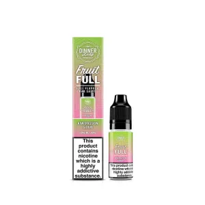Dinner Lady Fruit Full Kiwi Passionfruit Guava 10ml Nic Salt E-Liquid 20mg