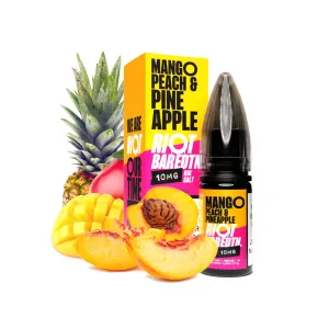 Riot Bar EDTN Salt - Mango Peach Pineapple 10ml (10mg/20mg) e-liquid