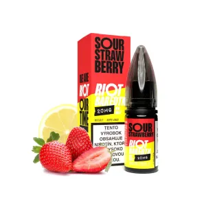 Riot Bar EDTN Salt - Sour Strawberry 10ml (10mg/20mg) e-liquid