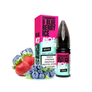 Riot Bar EDTN Salt - Strawberry Blueberry Ice 10ml (10mg/20mg) e-liquid