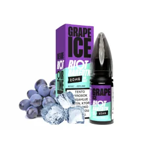 Riot Bar EDTN Salt - Grape Ice 10ml (10mg/20mg) e-liquid