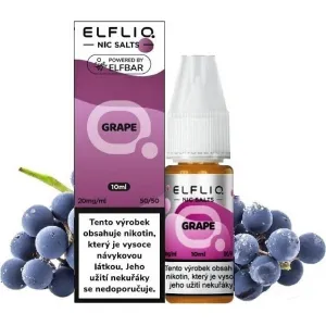 Náplň ElfLiq Grape 10 mg/20 mg