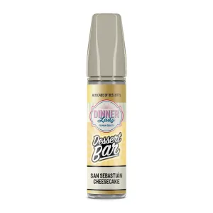 San Sebastian Cheesecake Dinner Lady Desserts Bar 14/60ml