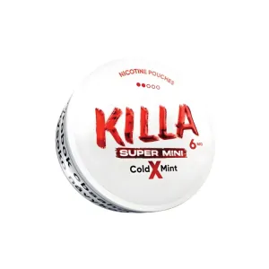 Nikotínové vrecúška KILLA SUPER MINI COLD X MINT 20vrec. 6,6mg
