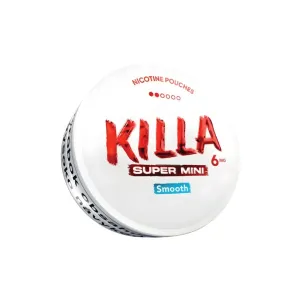 Nikotínové vrecúška KILLA SUPER MINI SMOOTH 20vrec. 6mg