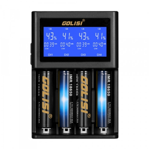 Multifunkčná nabíjačka batérií - Golisi S4 (4 sloty)