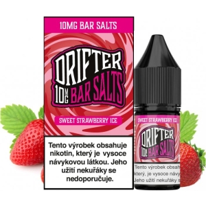 Liquid Drifter Bar Salts Sweet Strawberry Ice 10ml - 10mg-20mg