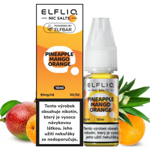 Liquid ELFLIQ Nic SALT Pineapple Mango Orange 10ml - 10mg 